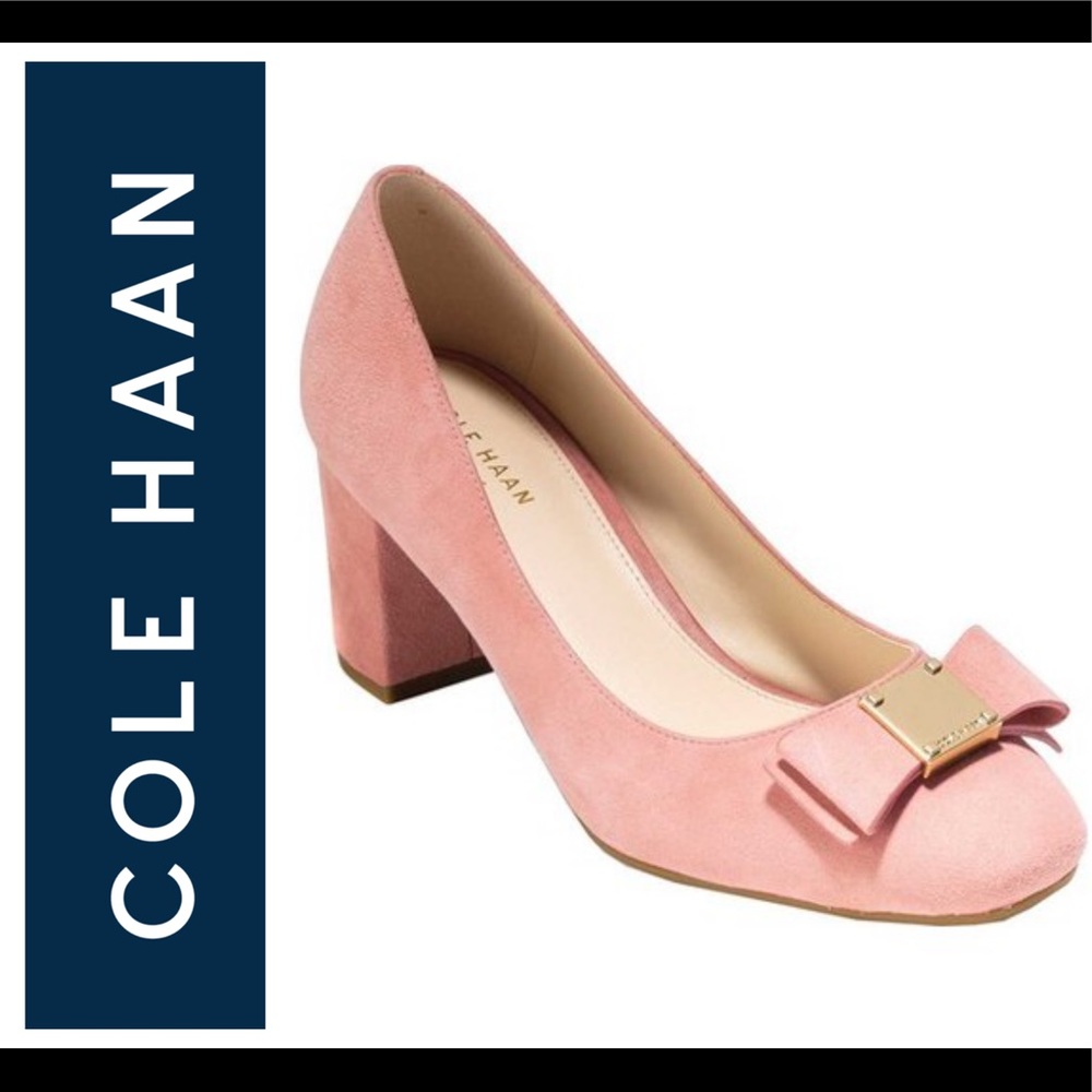 Cole Haan Tali Bow Pump In Pink